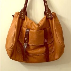 Brown Leather Tote Bag